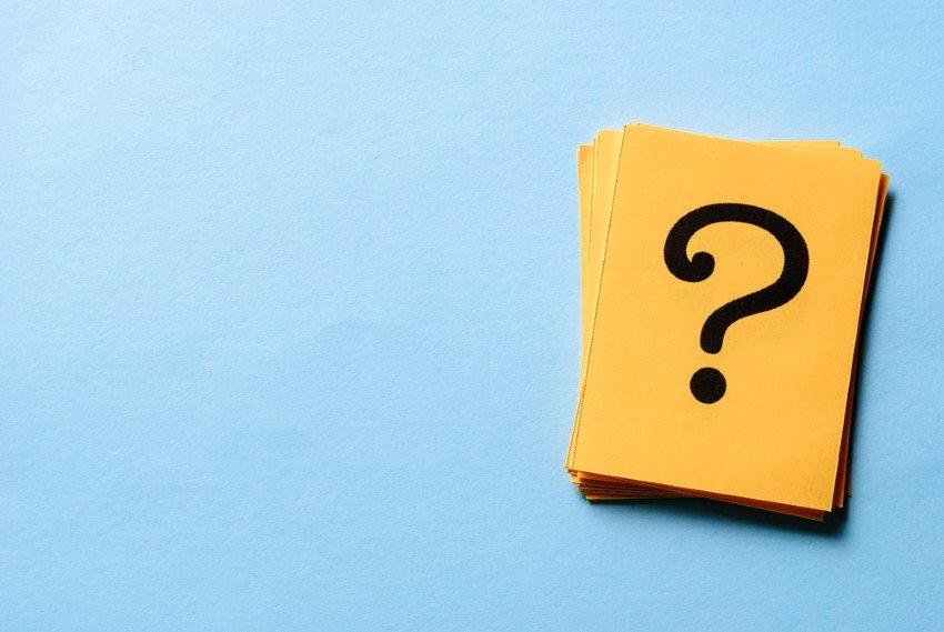 Black Question Mark On Yellow Card Of Deck Referring To Question How Accurate Are Tarot Readings