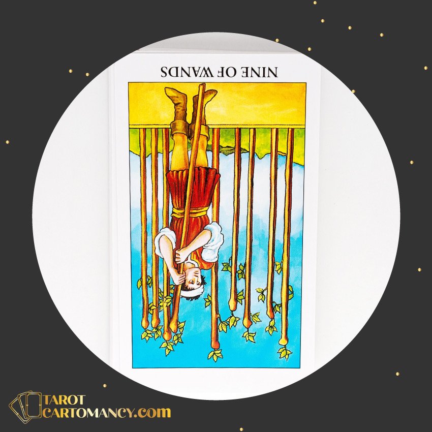 Nine of Wands as Love Advice Reversed Tarot Card Meaning